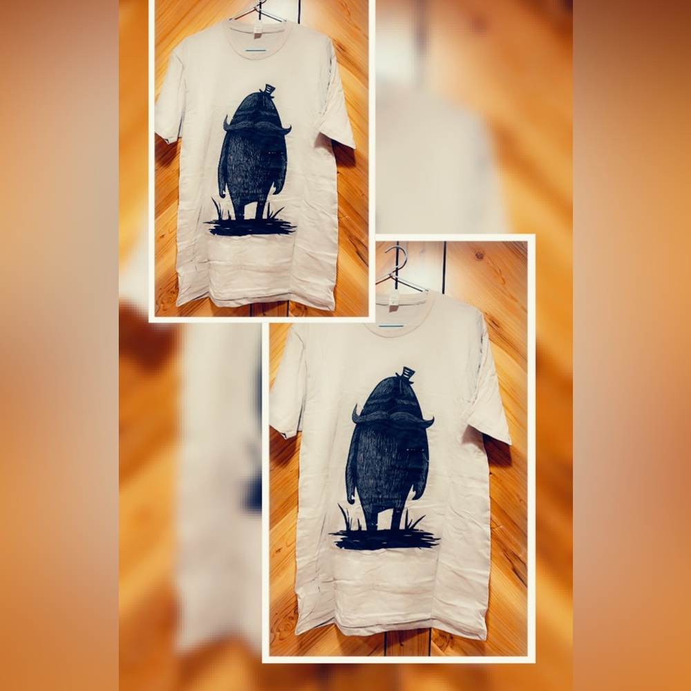 Beige Medium sized 100% cotton T shirt